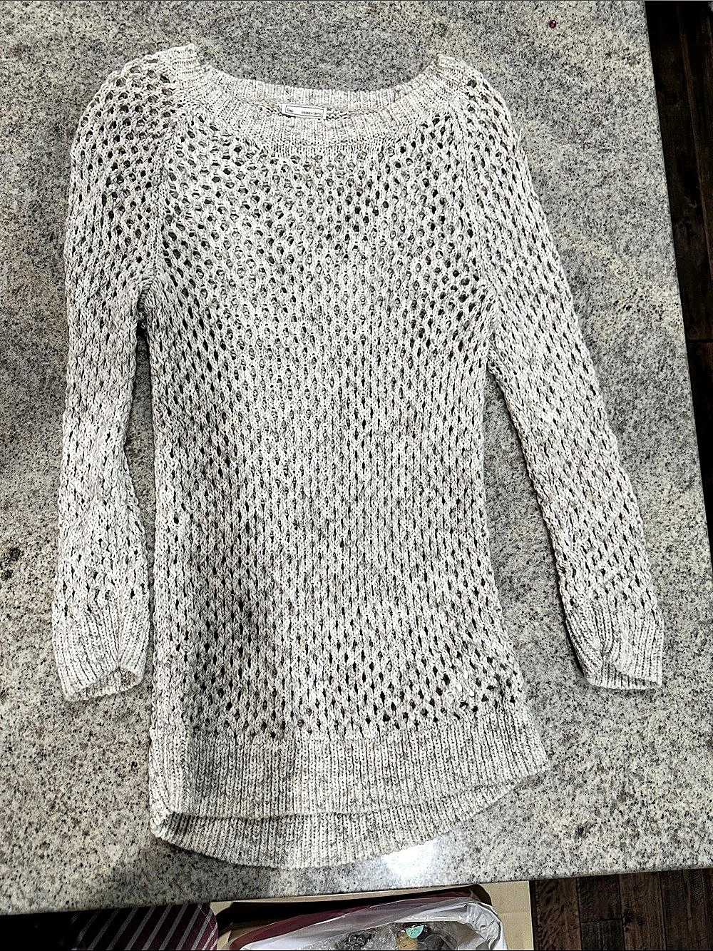 Gap Open Knit Sweater in Off White Size Small